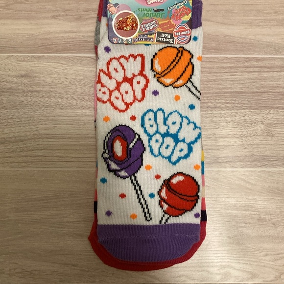 Charms Blow Pop Bubble Gum Candy Sucker Lollipop Ankle Socks Bundle Set - Picture 11 of 15